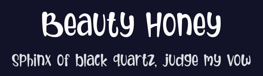 Beauty Honey by Sancrea Studio — Decorative Font — thumbnail 2