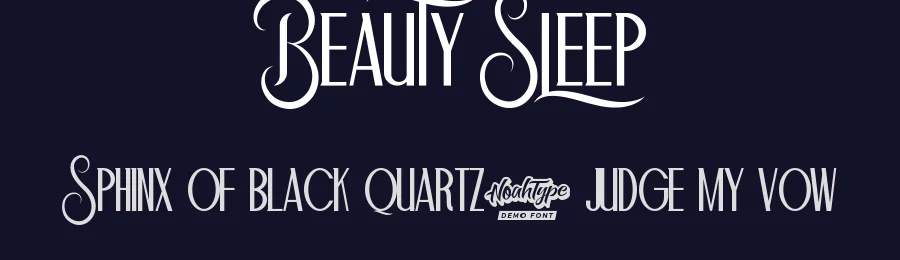 Beauty Sleep by Noah Type — Decorative Font — thumbnail 2