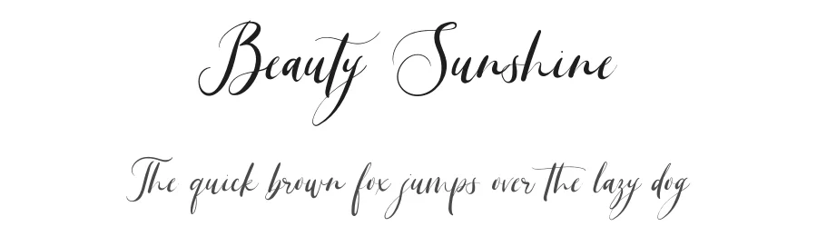 Beauty Sunshine