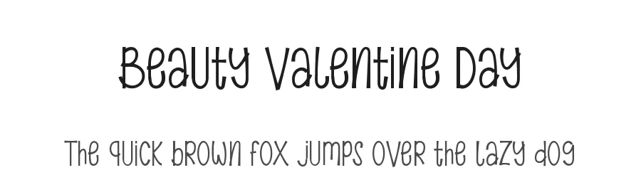 Beauty Valentine Day