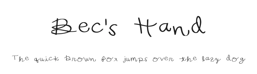 Bec's Hand