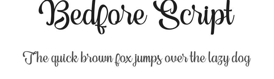 Bedfore Script