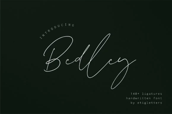 Bedley Font by etigletters — Script Handwritten Font