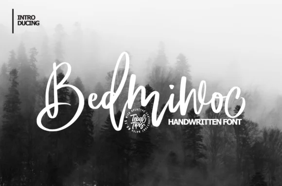 Bedmiwoc Font by Tebaltipis.std — Script Handwritten Font