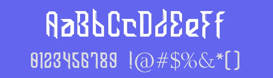 Bedoy by Jorge Bedoy — Blackletter Font — thumbnail 3