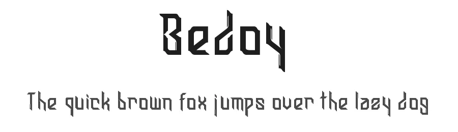 Bedoy by Jorge Bedoy — Blackletter Font
