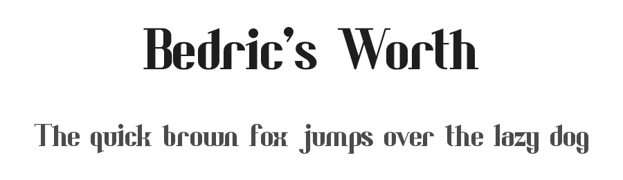 Bedric's Worth