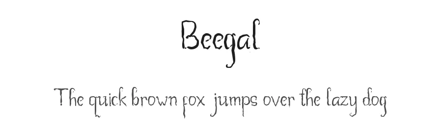 Beegal by Subectype & Orenari — Decorative Font
