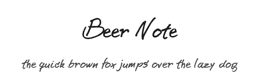 Beer Note