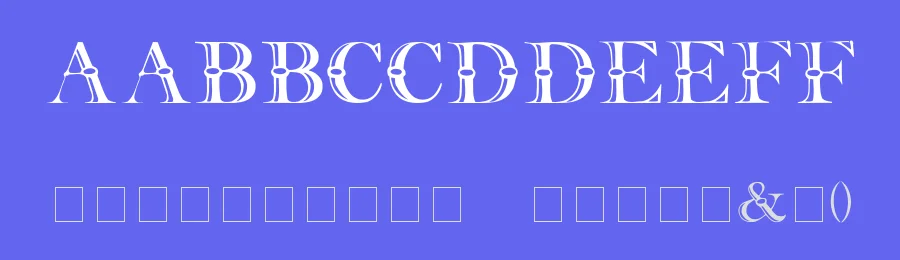 Beffle by David Rakowski — Decorative Font — thumbnail 3