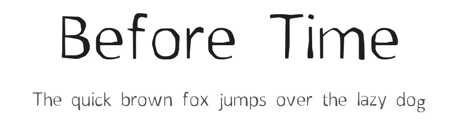 Before Time