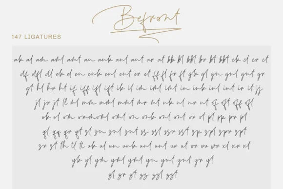 Befront Font by lemonthe — Script Handwritten Font — thumbnail 7