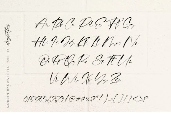 Begins Font by etigletters — Script Handwritten Font — thumbnail 4