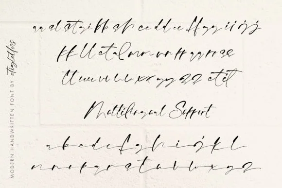Begins Font by etigletters — Script Handwritten Font — thumbnail 5