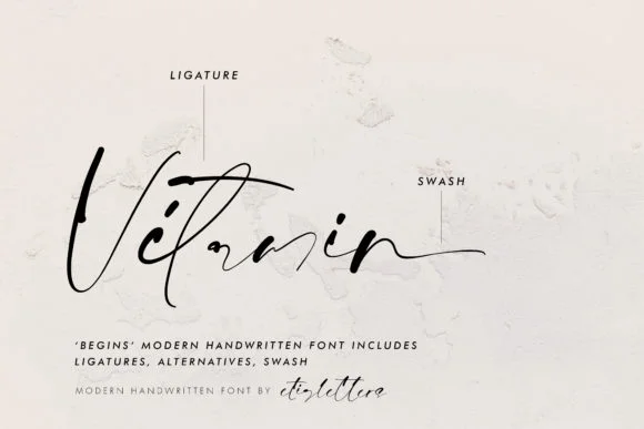 Begins Font by etigletters — Script Handwritten Font — thumbnail 9