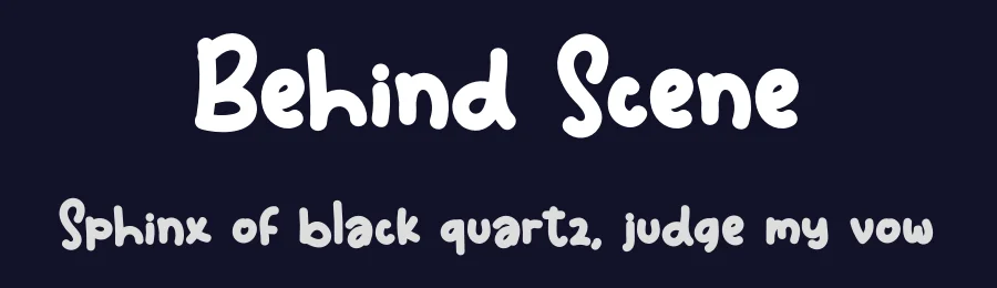 Behind Scene by Eddy Goodboy — Script Handwritten Font — thumbnail 2