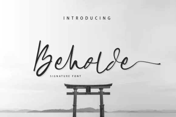 Beholde Font by fanastudio — Script Handwritten Font