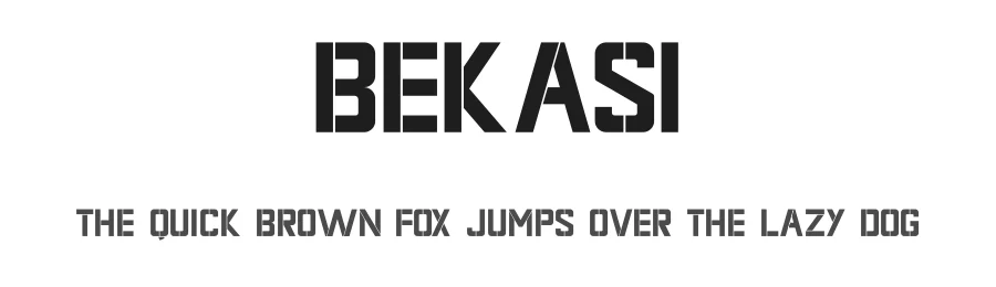 Bekasi by Human Design — Decorative Font