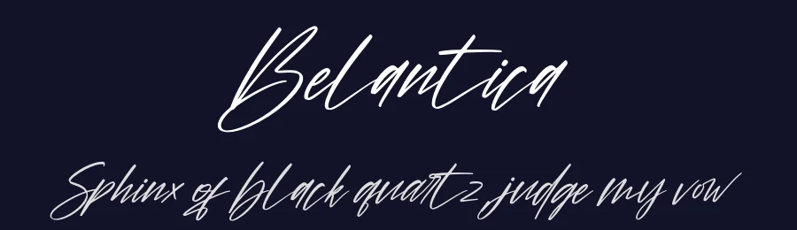 Belantica by Perspectype Studio - Letterena.com — Script Handwritten Font — thumbnail 2