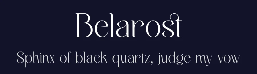 Belarost by Penatic Studio — Serif Font — thumbnail 2