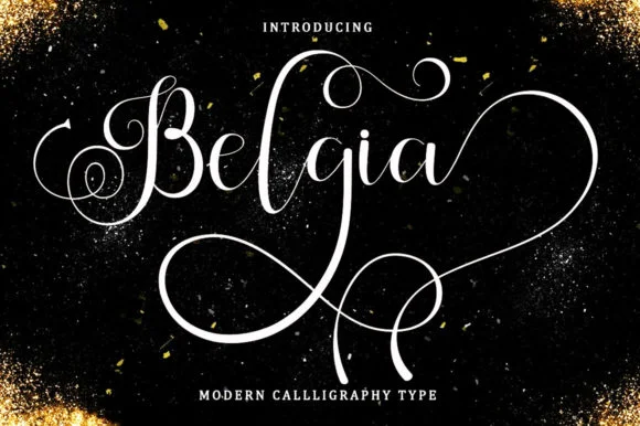 Belgia Font by bungreja123 by bungreja123 — Wedding Font