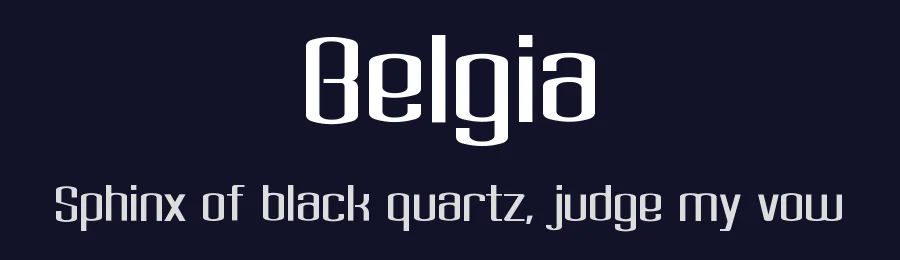 Belgia by HansCo — Sans Serif Font — thumbnail 2