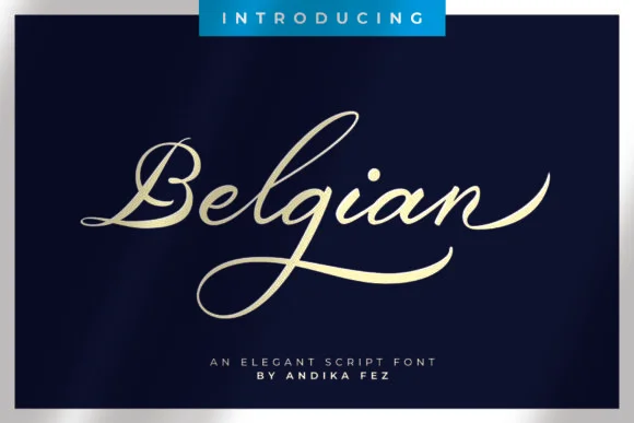 Belgian Signature Font by andikafez — Script Handwritten Font