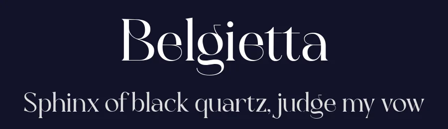 Belgietta by Moka Type Studio — Serif Font — thumbnail 2