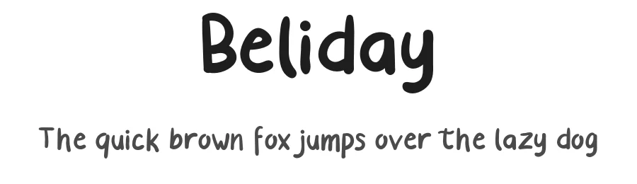 Beliday by Letter Jos — Decorative Font