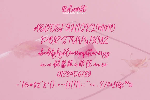 Believest Script Font by Maulana Creative — Script Handwritten Font — thumbnail 8