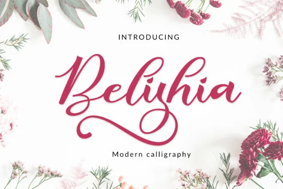 Belishia Font by Amarlettering — Script Handwritten Font