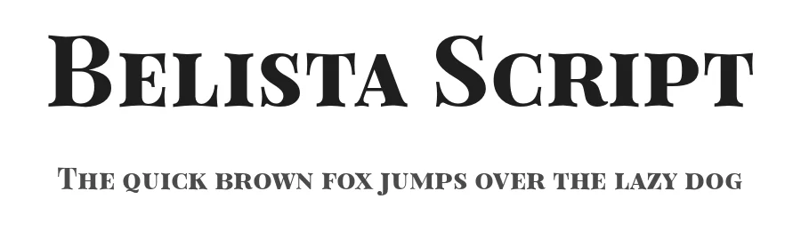 Belista Script