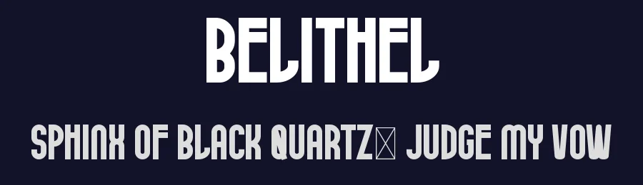 Belithel by RaisProject — Sans Serif Font — thumbnail 2