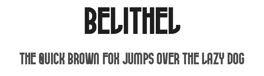 Belithel by RaisProject — Sans Serif Font