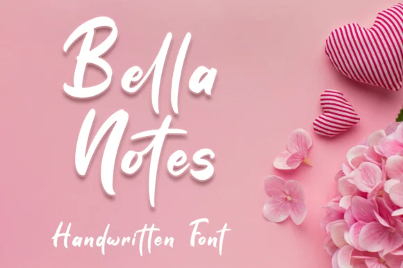 Bella Notes Font by attypestudio — Script Handwritten Font