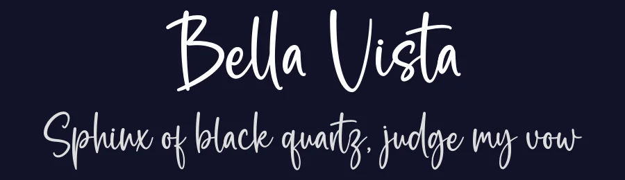 Bella Vista by Graphix Line Studio — Script Handwritten Font — thumbnail 2