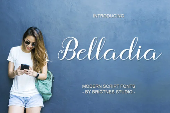 Belladia Font by Afnent Studio — Script Handwritten Font
