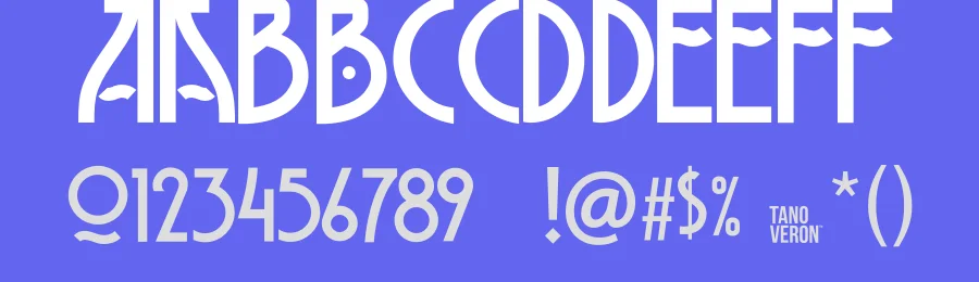 Belladona by Tano Veron — Decorative Font — thumbnail 3