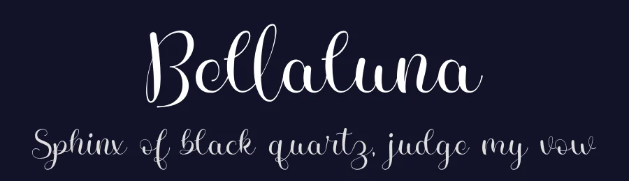 Bellaluna by Doehantz Studio — Script Handwritten Font — thumbnail 2