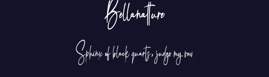 Bellanatture by Gado Gado — Script Handwritten Font — thumbnail 2