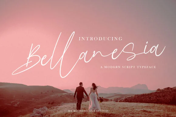 Bellanesia Font by motiontailstudio โ Script Handwritten Font