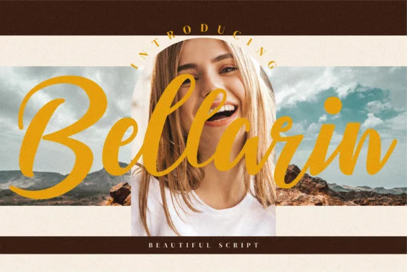 Bellarin Font by integritypestudio β Script Handwritten Font