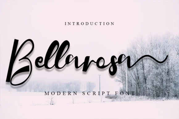 Bellarosa Font by ABBAsalam โ Script Handwritten Font