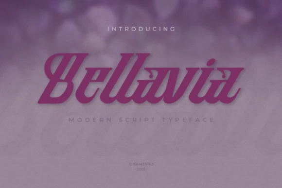 Bellavia Font by ilhamtaro — Script Handwritten Font