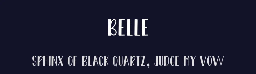 Belle by Fillo Graphic — Decorative Font — thumbnail 2
