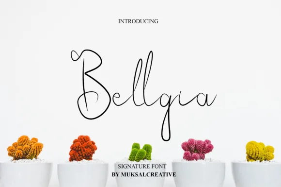 Bellgia Font by Muksal Creative — Script Handwritten Font