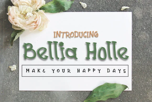 Bellia Holle Font by Eddygoodboy — Script Handwritten Font