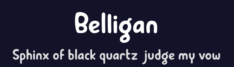 Belligan by Subectype & Orenari — Decorative Font — thumbnail 2