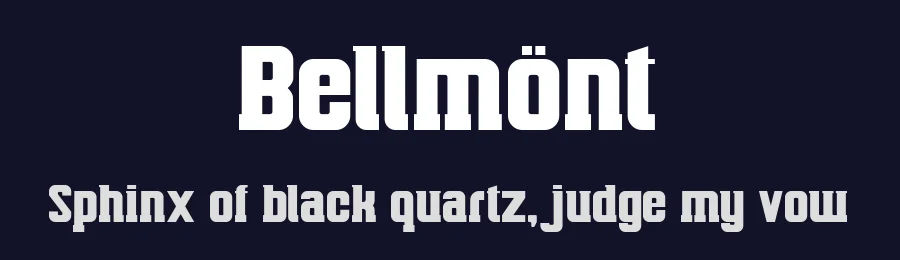 Bellmönt by Rhidtype — Serif Font — thumbnail 2