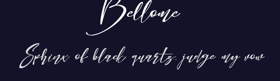 Bellome by Lettersiro Studio — Script Handwritten Font — thumbnail 2